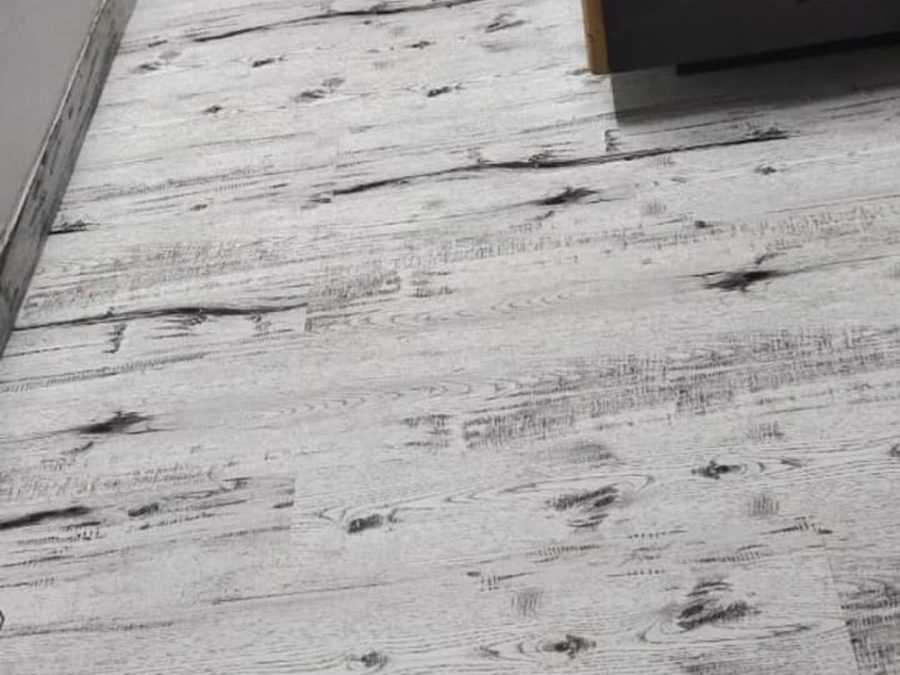 Vinyl plank flooring laid over an existing floor — Royal Decor, Vesu, Surat